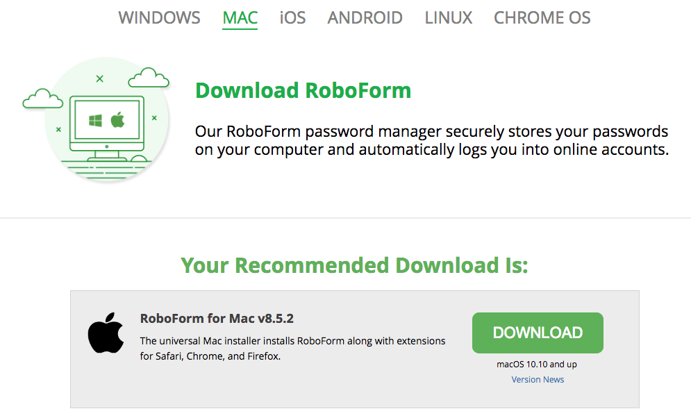 Download Roboform To A Mac