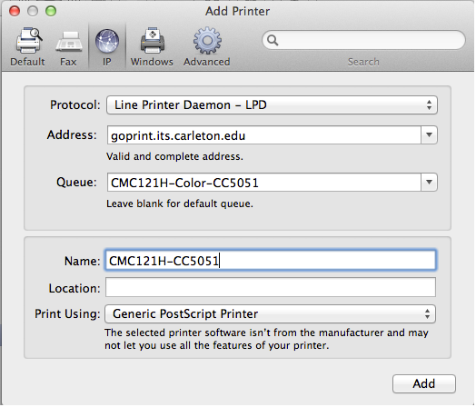 Generic Postscript Printer Mac Download